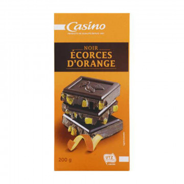 Tablette de chocolat noir...