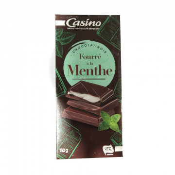 Tablette de chocolat noir à...