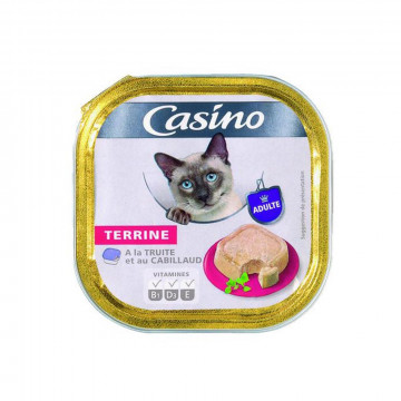 Terrine pour chat à la...
