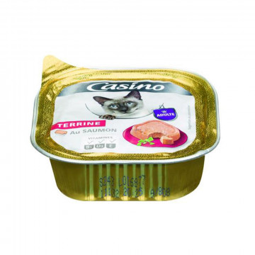 Terrine pour chat au saumon...
