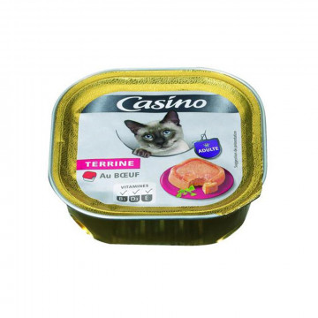 Terrine pour chat au boeuf...