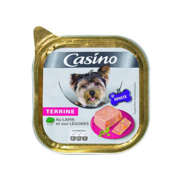 Terrine pour chien au lapin...