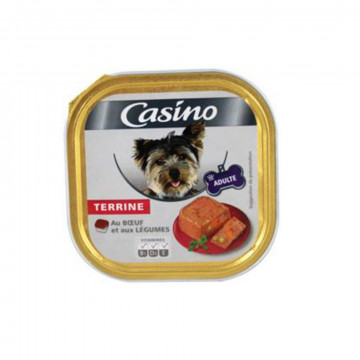 Terrine pour chien au buf...