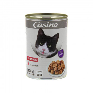 Terrine pour chat au saumon...