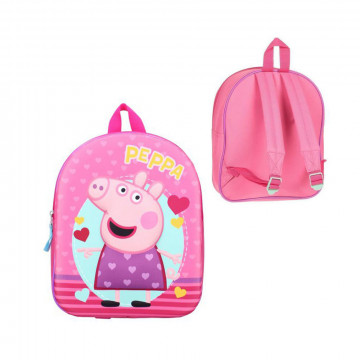 Sac à dos Peppa Pig rose 3D...