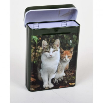 CHATS boites en métal -...