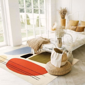 Tapis Art - Multicolore -...