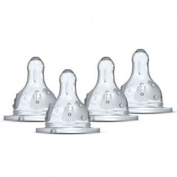 Lot de 4 tétines rondes...