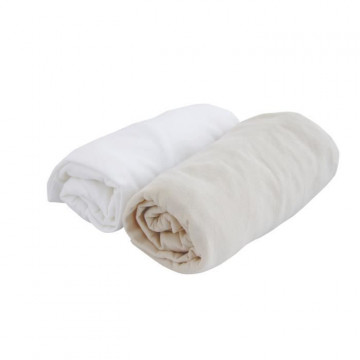 DOMIVA Lot de 2 draps...