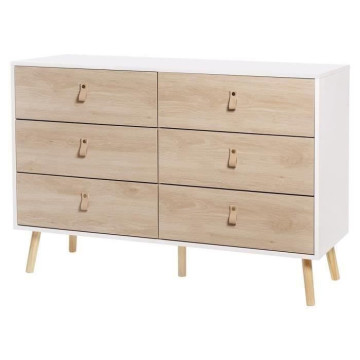 Commode 6 tiroirs - Chene...