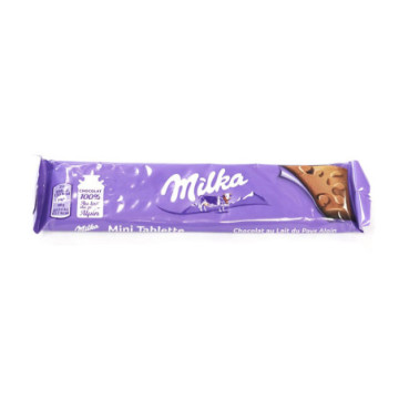 Mini tablette de chocolat 25g