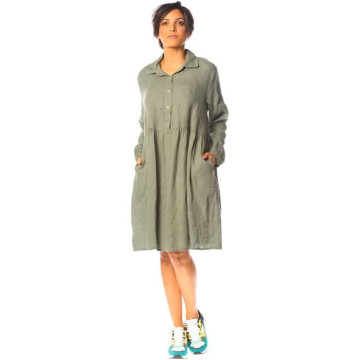 Robe Jasmin 100% Lin Vert...