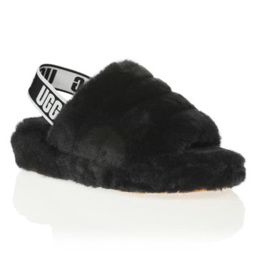 UGG Fluff Yeah Slide Noir 39