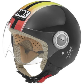 NOX Casque Jet N210 Noir...