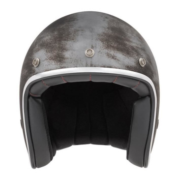 Casque jet Gris XL 61-62 cm