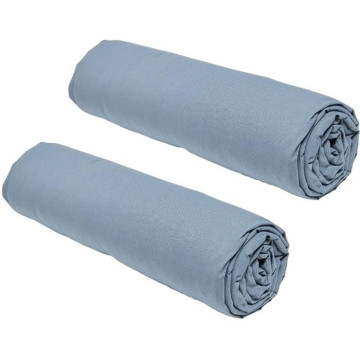 Lot de 2 draps housses...