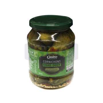 Cornichons aigres doux 360g