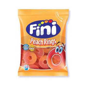 Bonbons fizzy peach rings 100g