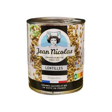Lentilles préparées 800g