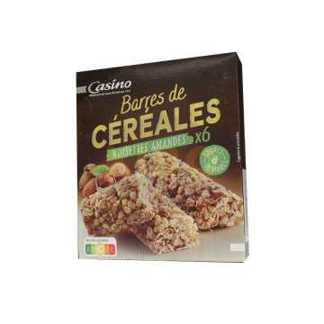 Barres de céréales noisette...