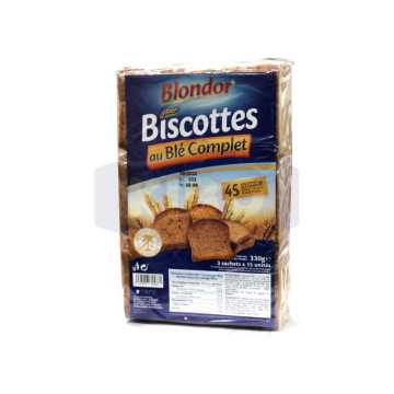 Biscottes au blé complet 330g