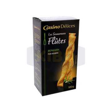 Flûtes romarin pur beurre 100g