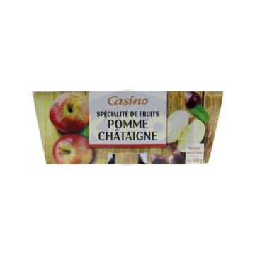 Compote pomme châtaigne 4x100g