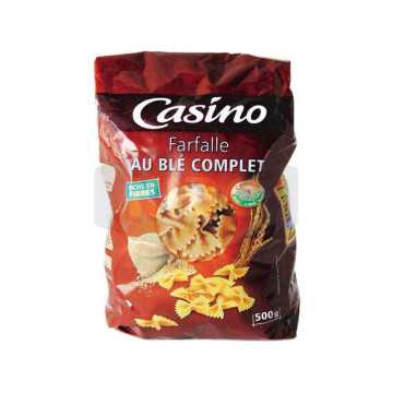 Farfalle blé complet 500g