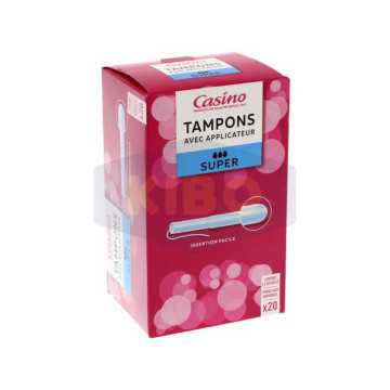 Tampons super + applicateur...