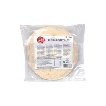 18 tortillas blé nature 530g