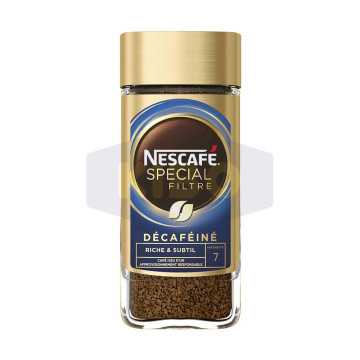 Café soluble décaféiné...