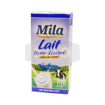 Lait demi écrémé uht brique 1L