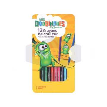 12 Crayons de couleur