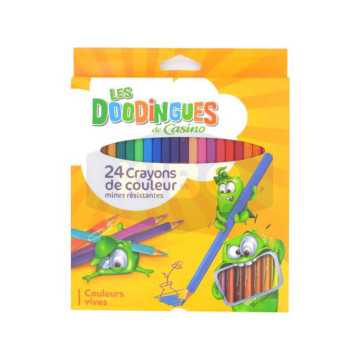 24 Crayons de couleur
