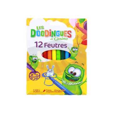 Feutres 12 couleurs