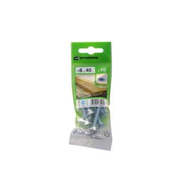 Lot De 10 Vis Acier Tête...