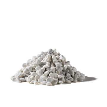 Graviers en marbre blanc...