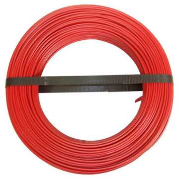 Fil isolé 6mm² rl 100ml rouge