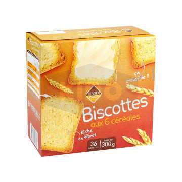 Biscottes aux 6 céréales 300g