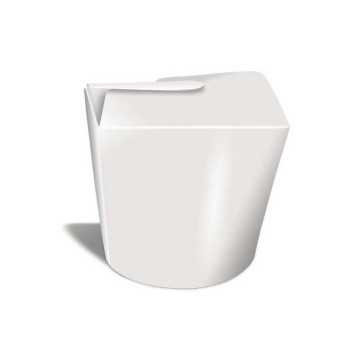 Pot à pâtes blanc en carton...