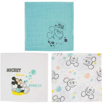 LOT DE 3 LANGES 60X60CM