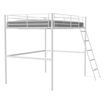 Lit mezzanine en métal -...