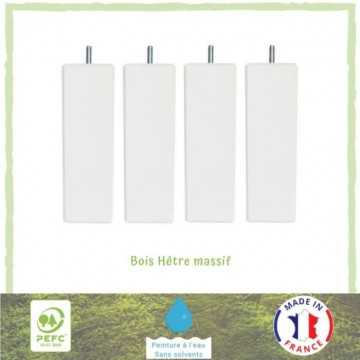 Jeu de pieds carrés L 6 cm...