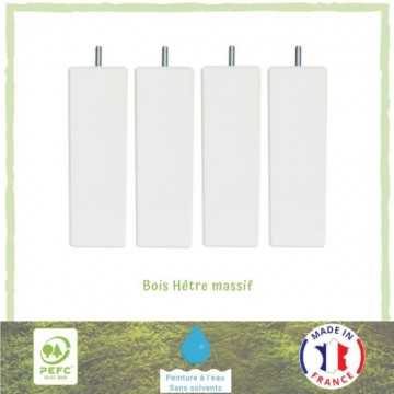 Jeu de pieds carrés L 6 cm...