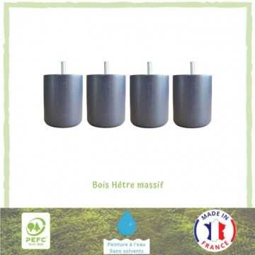 Jeu de pieds cylindriques Ø...