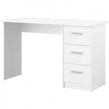 Bureau droit 3 tiroirs -...