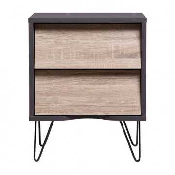 Chevet 2 tiroirs TOKYO -...