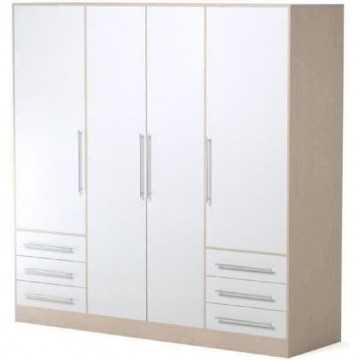 Armoire 4 portes battantes...