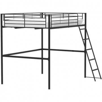 Lit mezzanine en métal -...