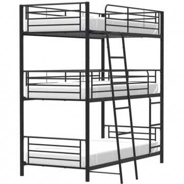 Lits superposés en métal -...